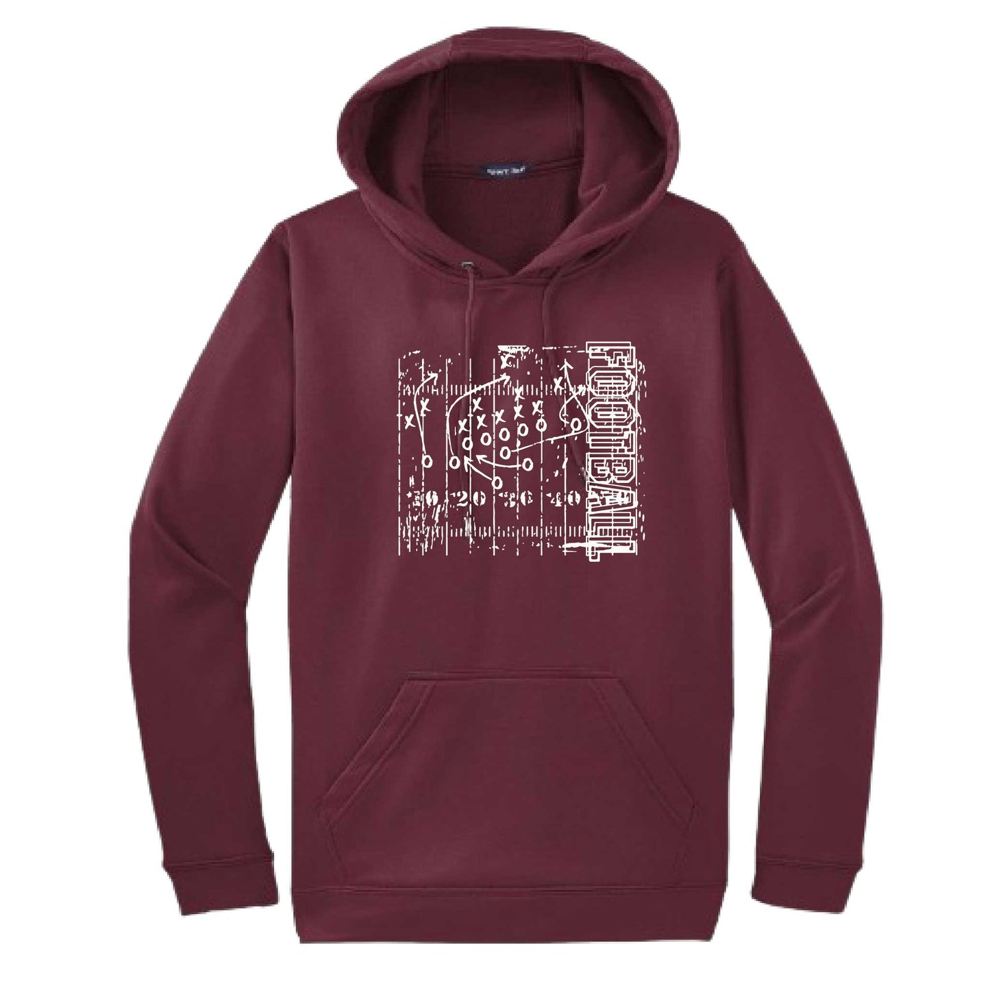 Football Field | Unisex Hoodie Football Sweatshirt | 50% Cotton/50% Polyester