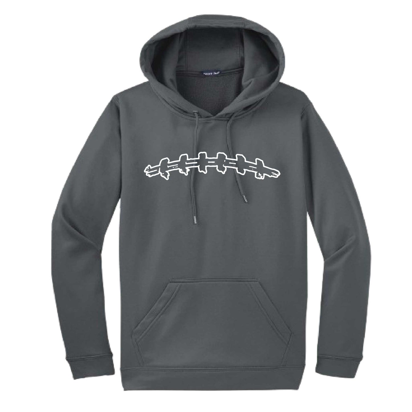 Football Laces | Unisex Hoodie Football Sweatshirt | 50% Cotton/50% Polyester