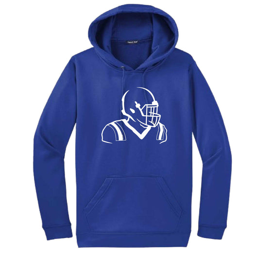 Football Player | Unisex Hoodie Football Sweatshirt | 50% Cotton/50% Polyester