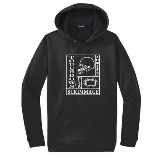 Football Zone | Unisex Hoodie Football Sweatshirt | 50% Cotton/50% Polyester