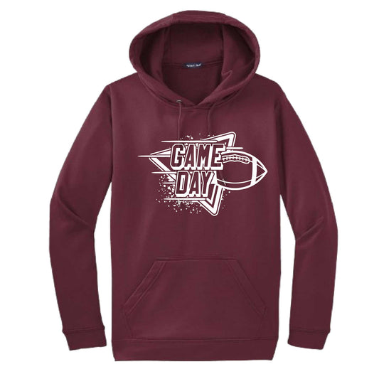 Football Game Day | Unisex Hoodie Football Sweatshirt | 50% Cotton/50% Polyester