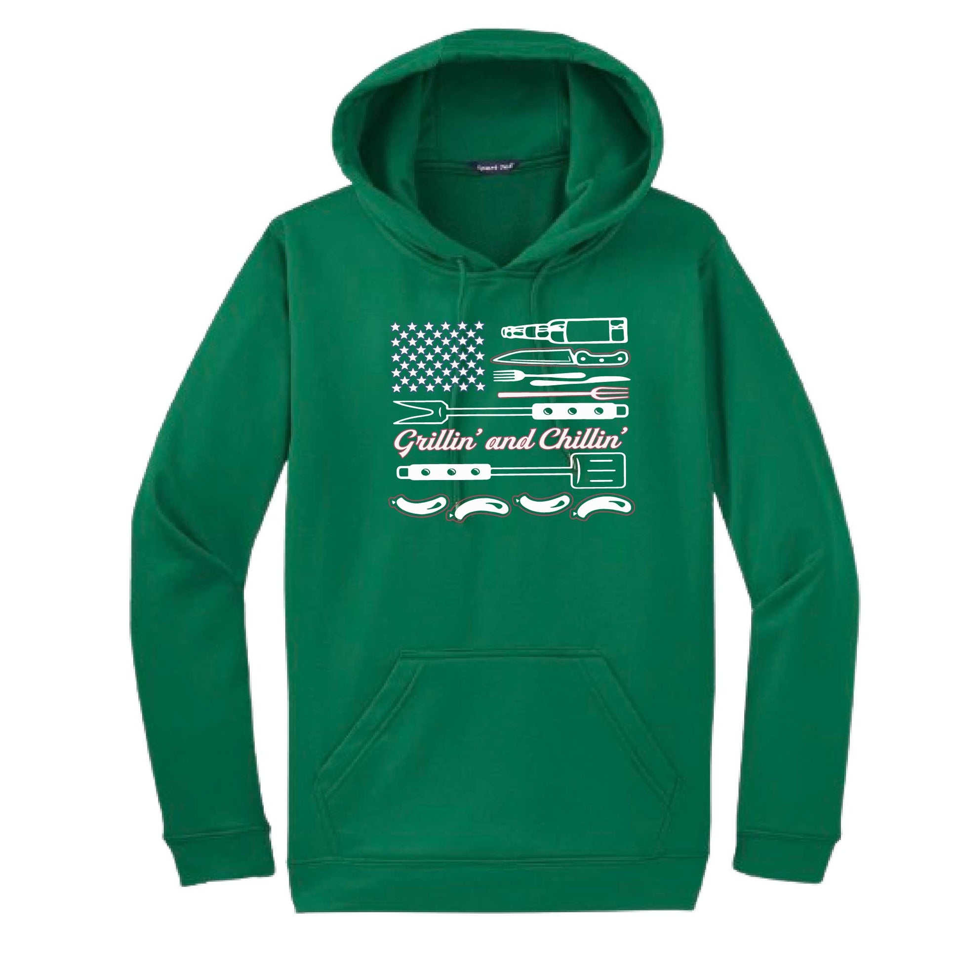 Grillin' and Chillin' | Unisex Hoodie Camping Sweatshirt | 50% Cotton/50% Polyester