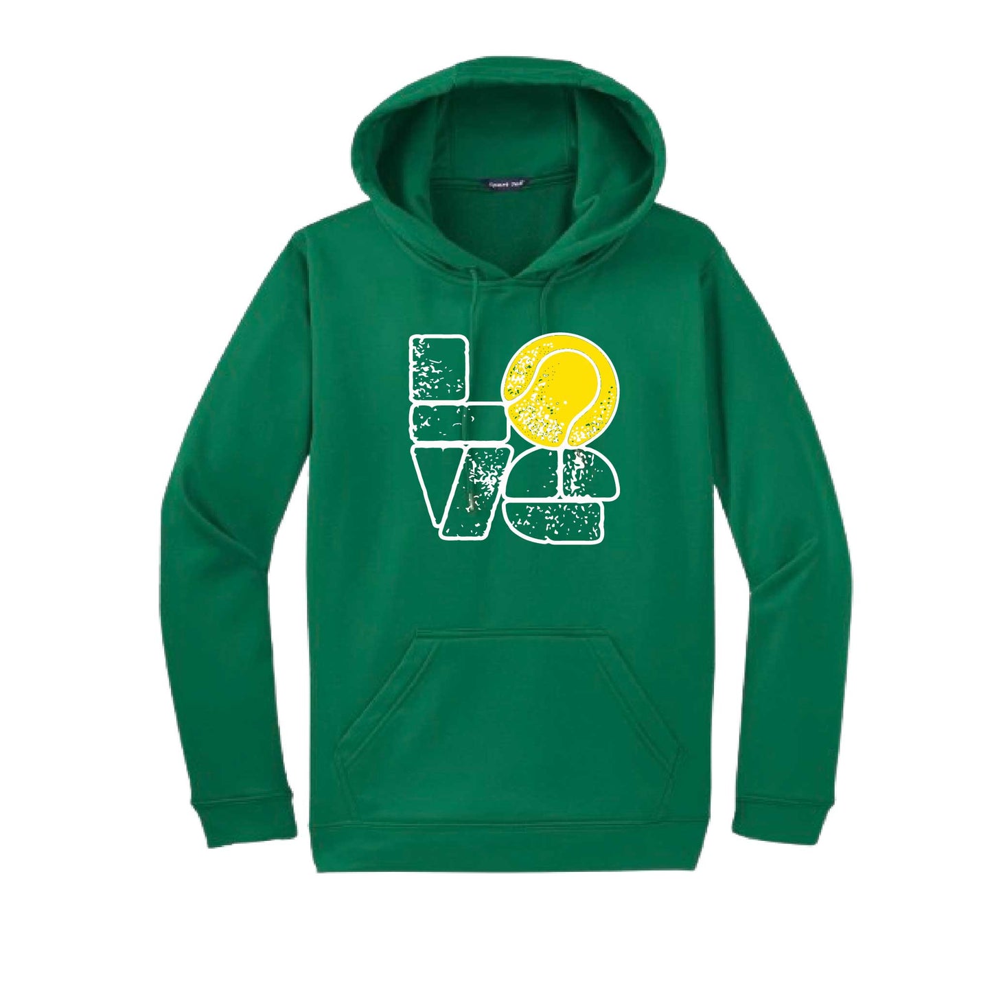 Love Stacked | Unisex Hoodie Athletic Tennis Sweatshirt | 50% Cotton/50% Polyester