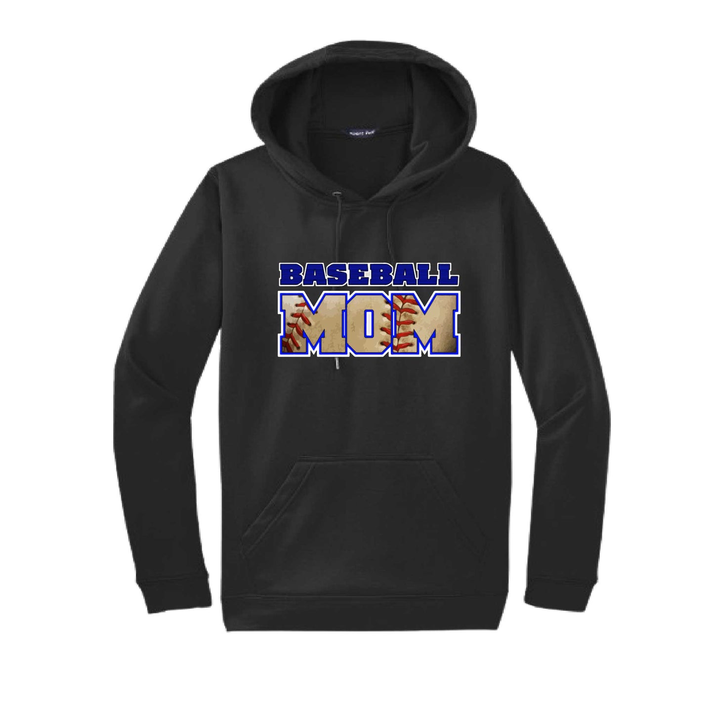 Baseball Mom | Unisex Hoodie Athletic Baseball Sweatshirt | 50% Cotton/50% Polyester