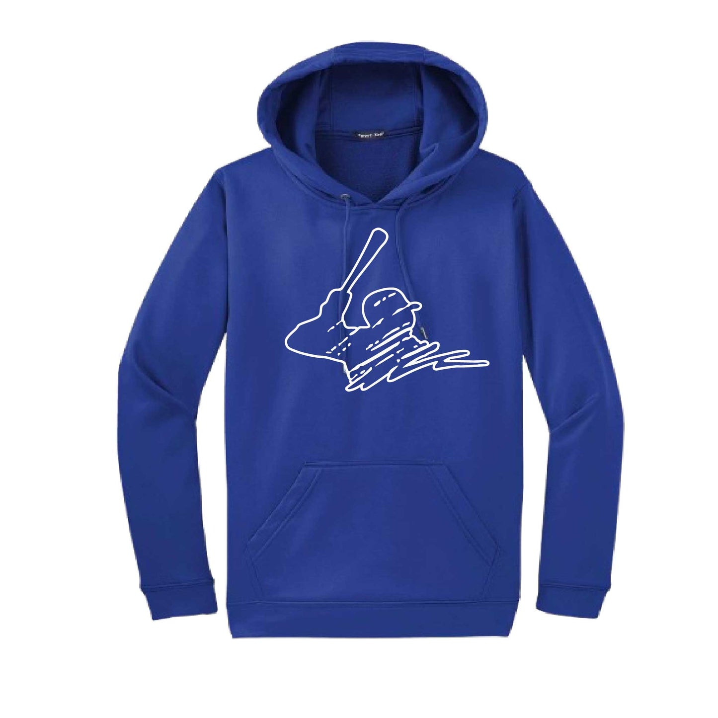 Baseball Player | Unisex Hoodie Athletic Baseball Sweatshirt | 50% Cotton/50% Polyester