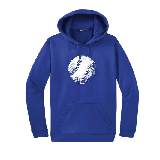 Retro Baseball | Unisex Hoodie Athletic Baseball Sweatshirt | 50% Cotton/50% Polyester