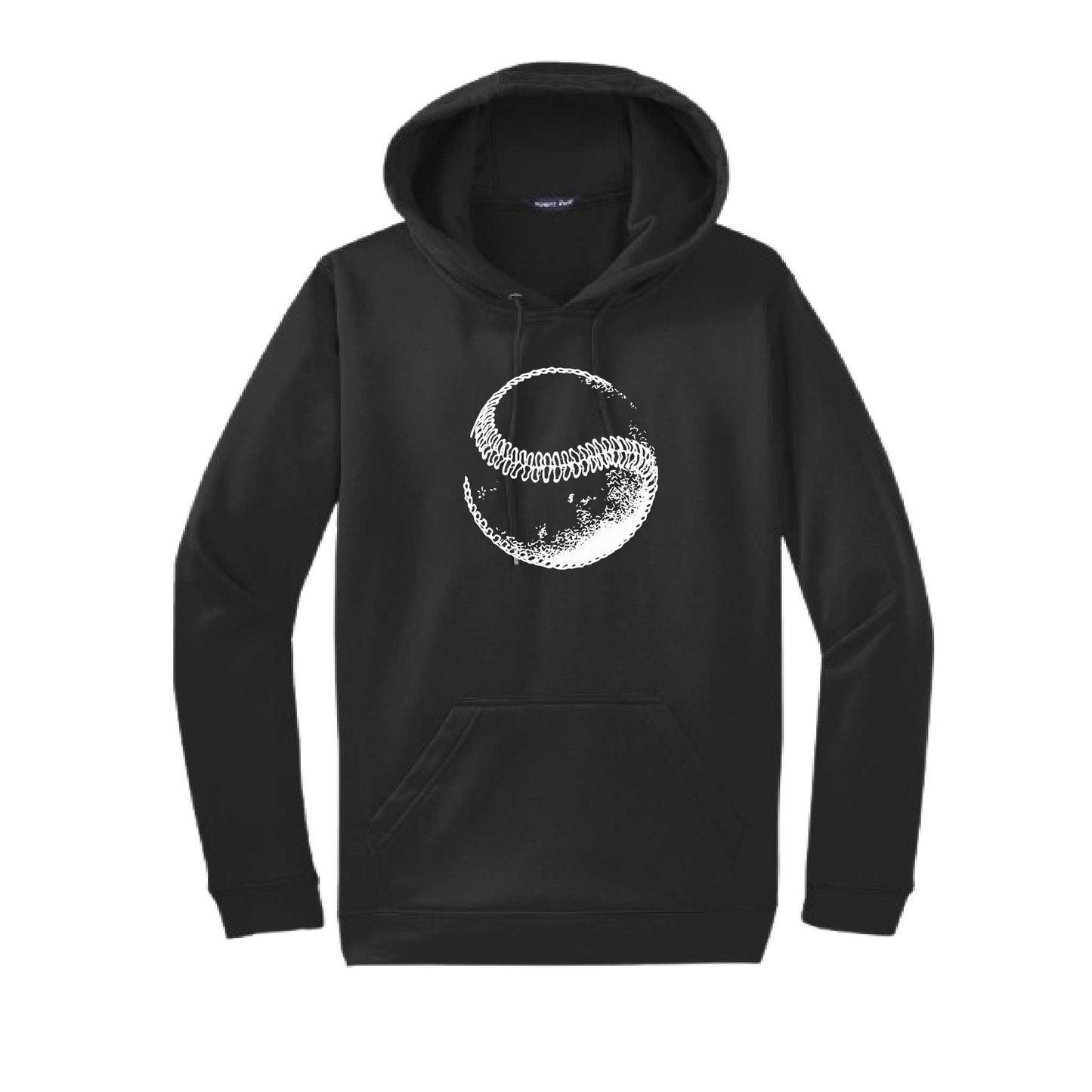 Retro Curveball | Unisex Hoodie Athletic Baseball Sweatshirt | 50% Cotton/50% Polyester