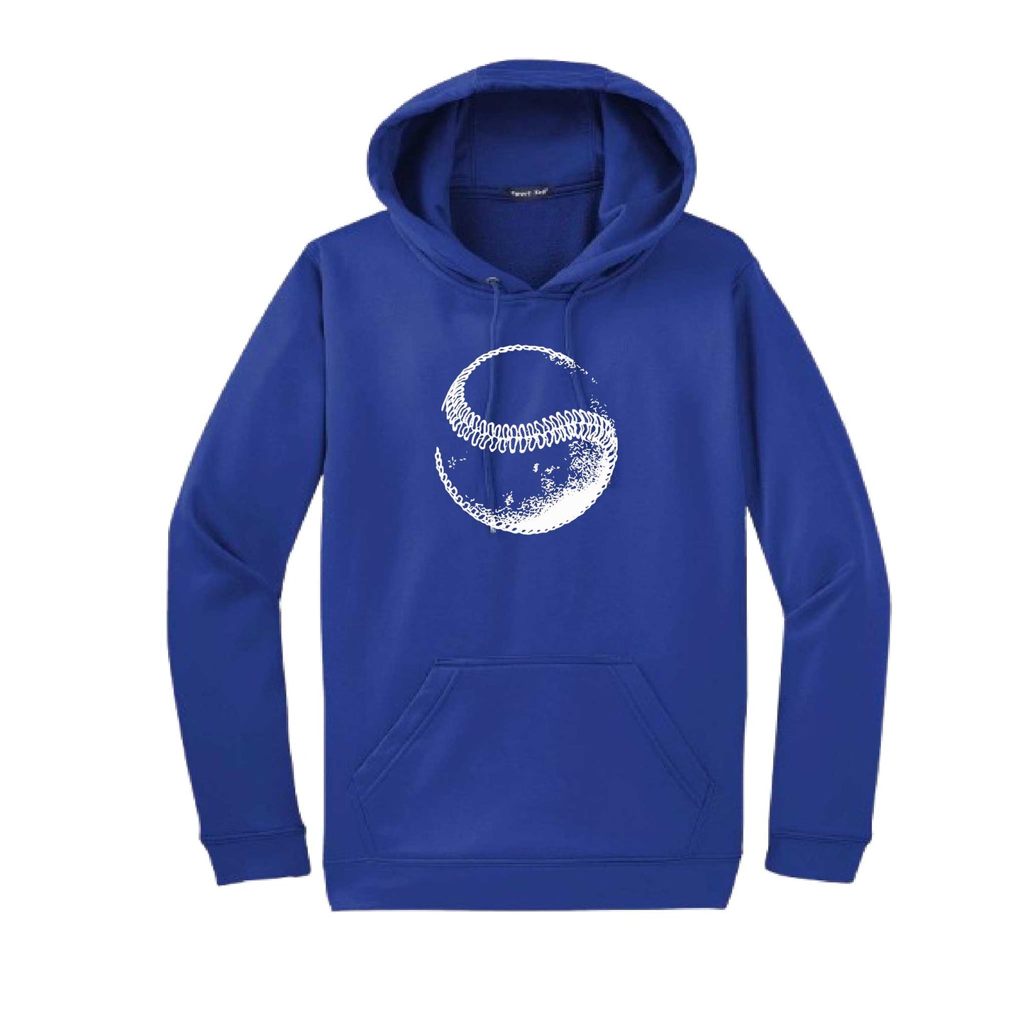 Retro Curveball | Unisex Hoodie Athletic Baseball Sweatshirt | 50% Cotton/50% Polyester