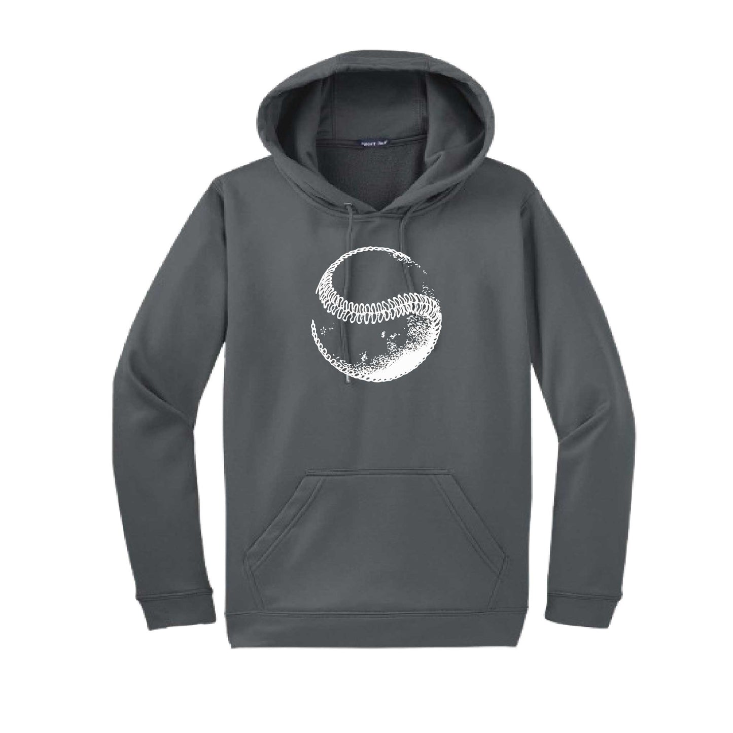 Retro Curveball | Unisex Hoodie Athletic Baseball Sweatshirt | 50% Cotton/50% Polyester
