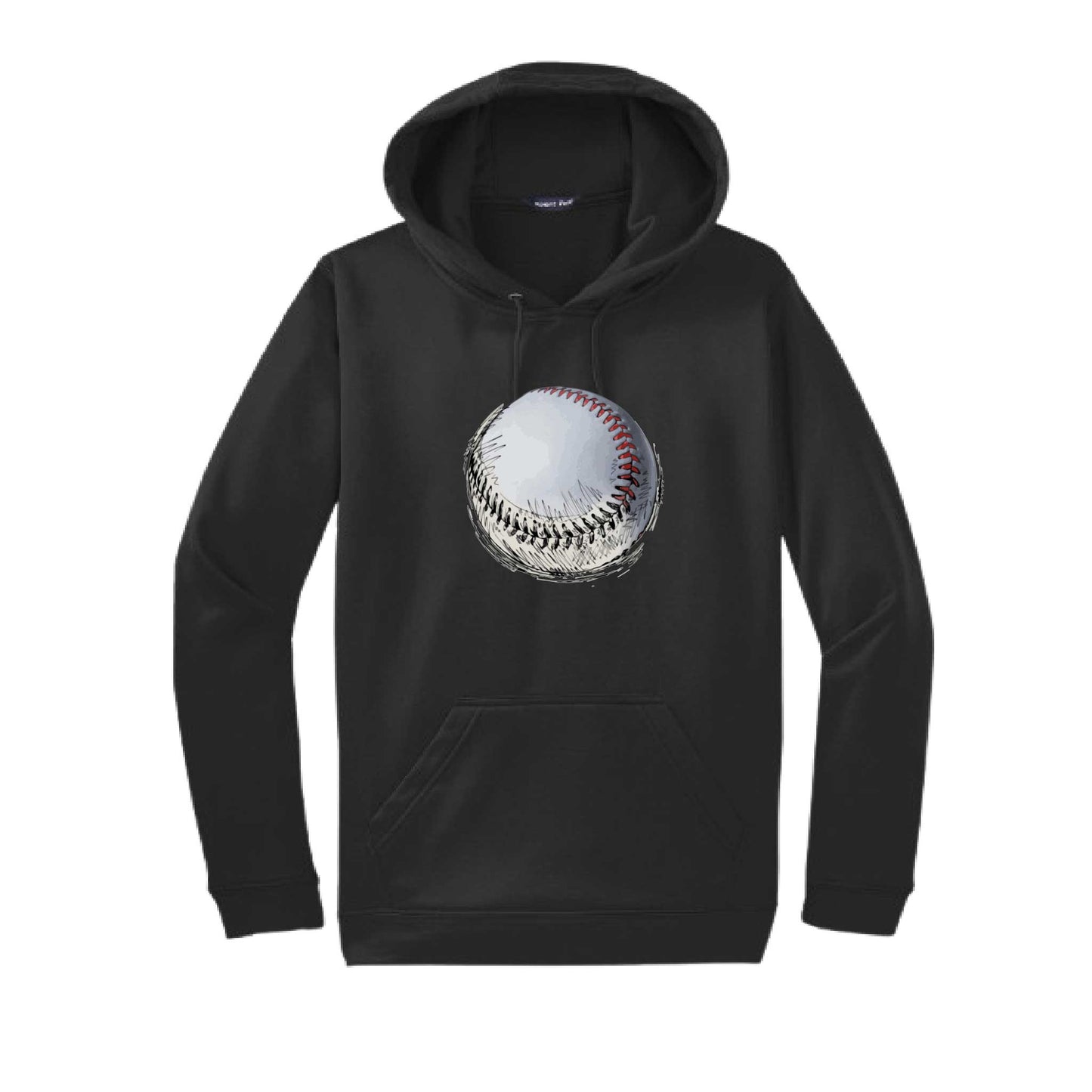 Baseball Sketched | Unisex Hoodie Athletic Baseball Sweatshirt | 50% Cotton/50% Polyester