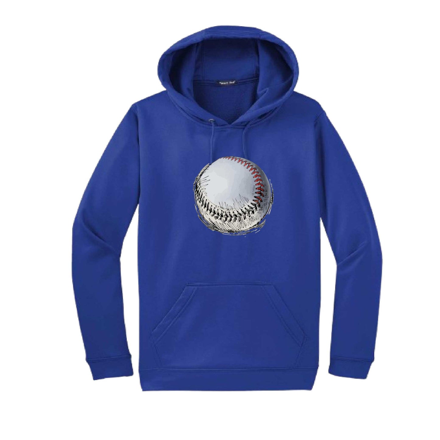Baseball Sketched | Unisex Hoodie Athletic Baseball Sweatshirt | 50% Cotton/50% Polyester