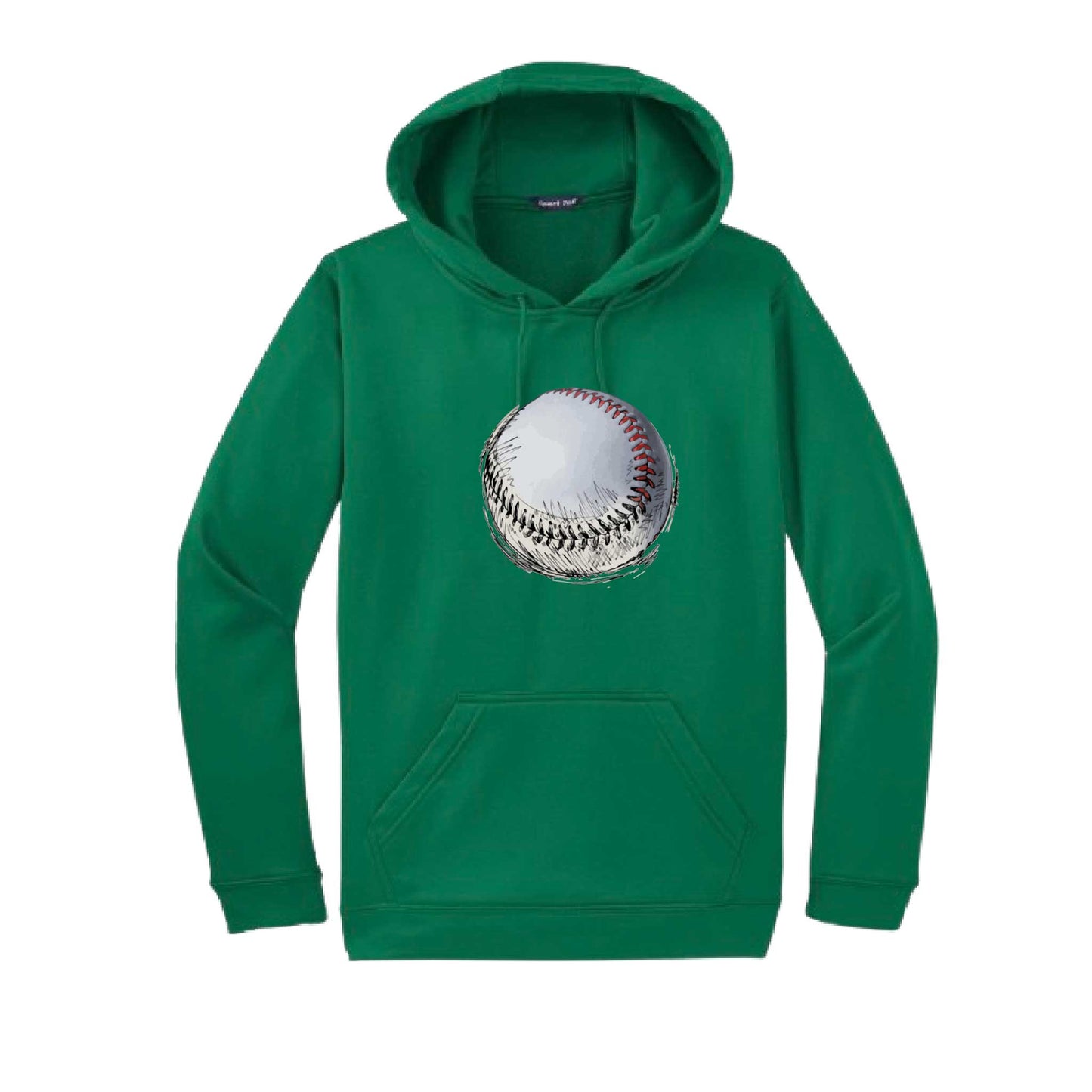 Baseball Sketched | Unisex Hoodie Athletic Baseball Sweatshirt | 50% Cotton/50% Polyester