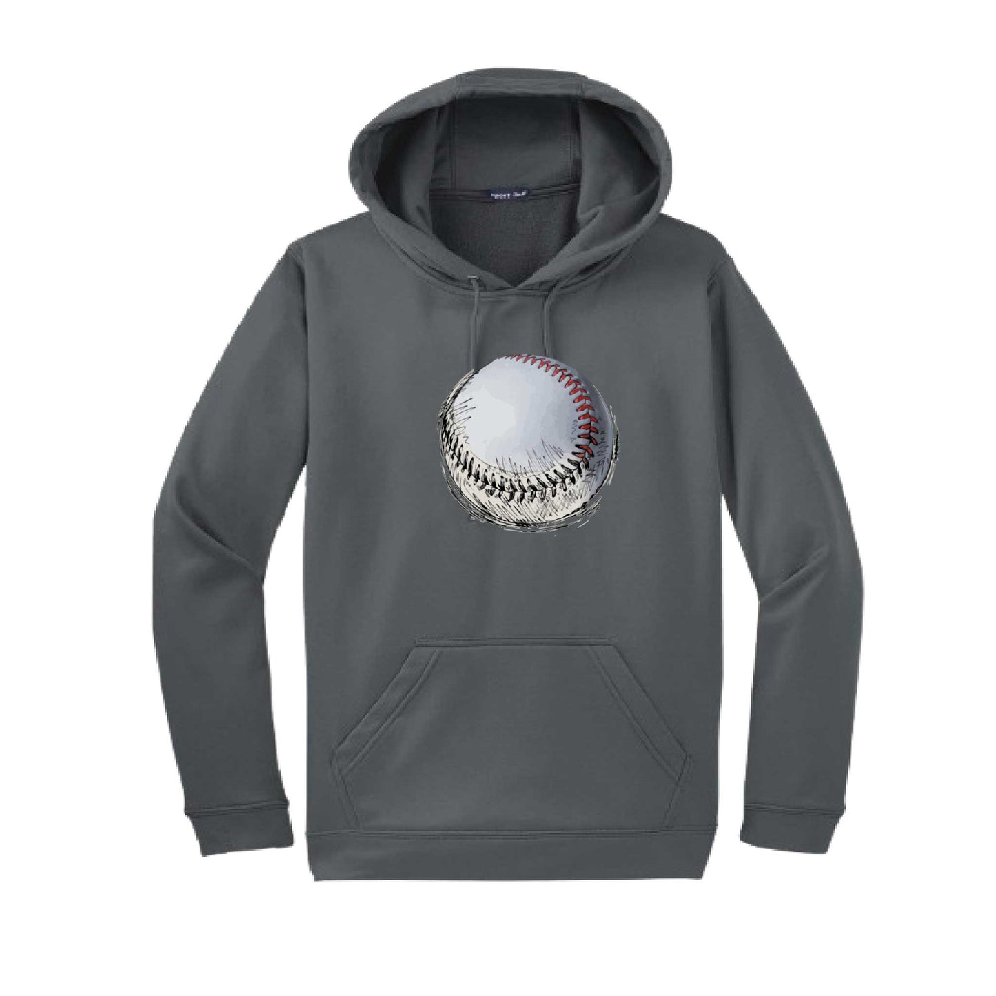 Baseball Sketched | Unisex Hoodie Athletic Baseball Sweatshirt | 50% Cotton/50% Polyester