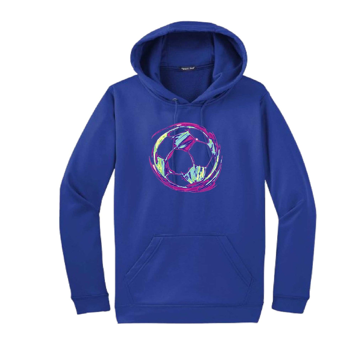 Galactic Soccer | Unisex Hoodie Athletic Soccer Sweatshirt | 50% Cotton/50% Polyester