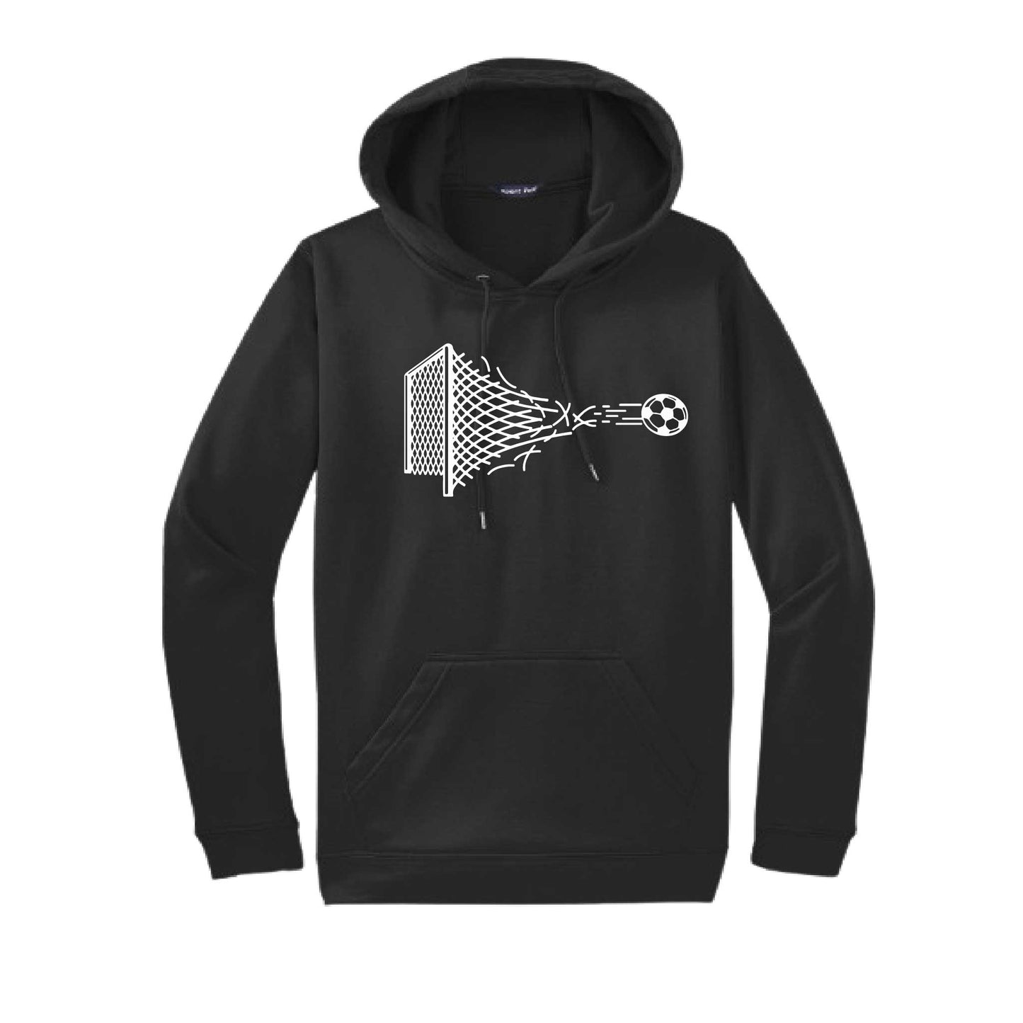 Soccer Net | Unisex Hoodie Athletic Soccer Sweatshirt | 50% Cotton/50% Polyester