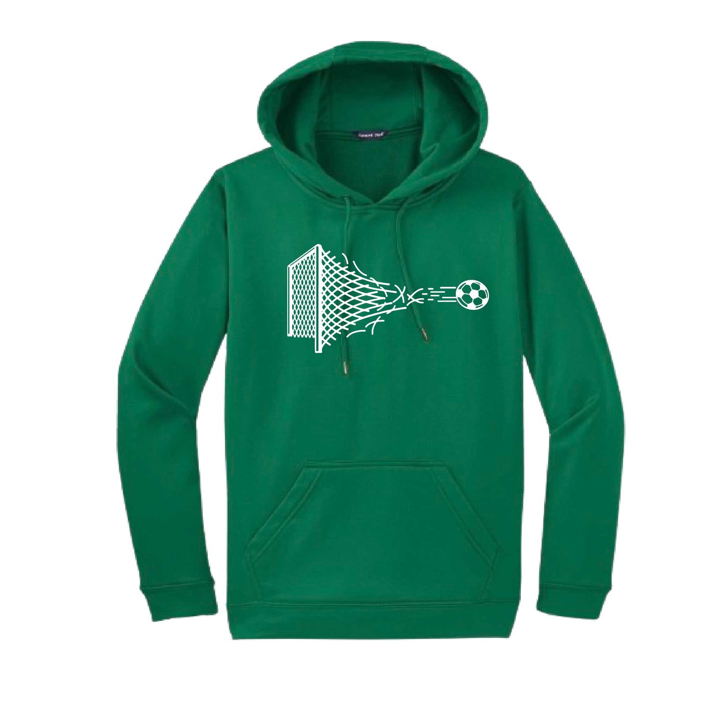 Soccer Net | Unisex Hoodie Athletic Soccer Sweatshirt | 50% Cotton/50% Polyester