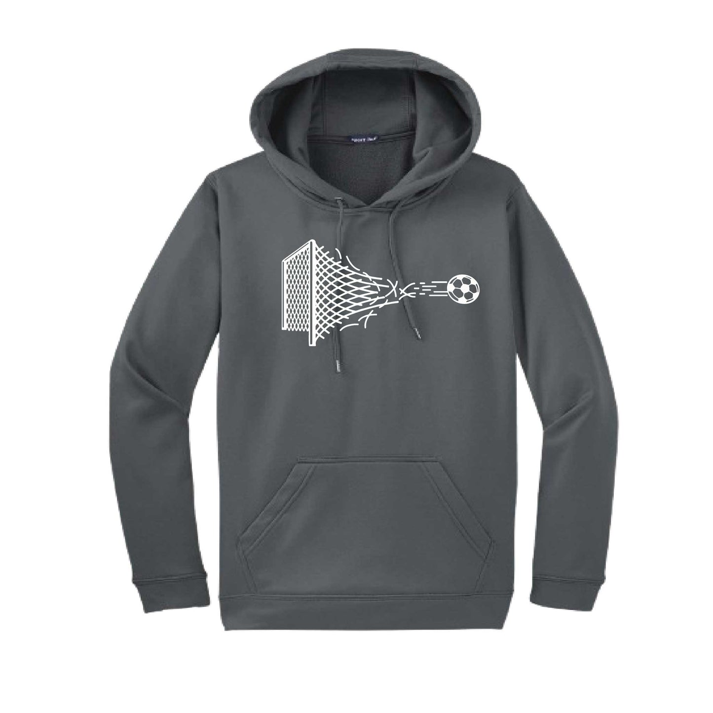 Soccer Net | Unisex Hoodie Athletic Soccer Sweatshirt | 50% Cotton/50% Polyester