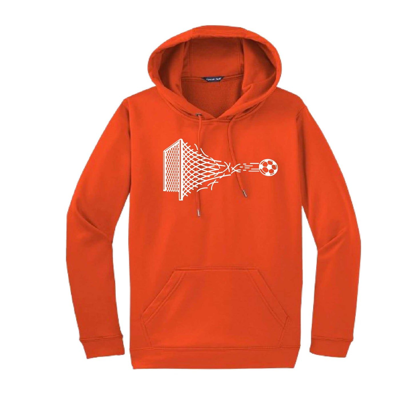 Soccer Net | Unisex Hoodie Athletic Soccer Sweatshirt | 50% Cotton/50% Polyester