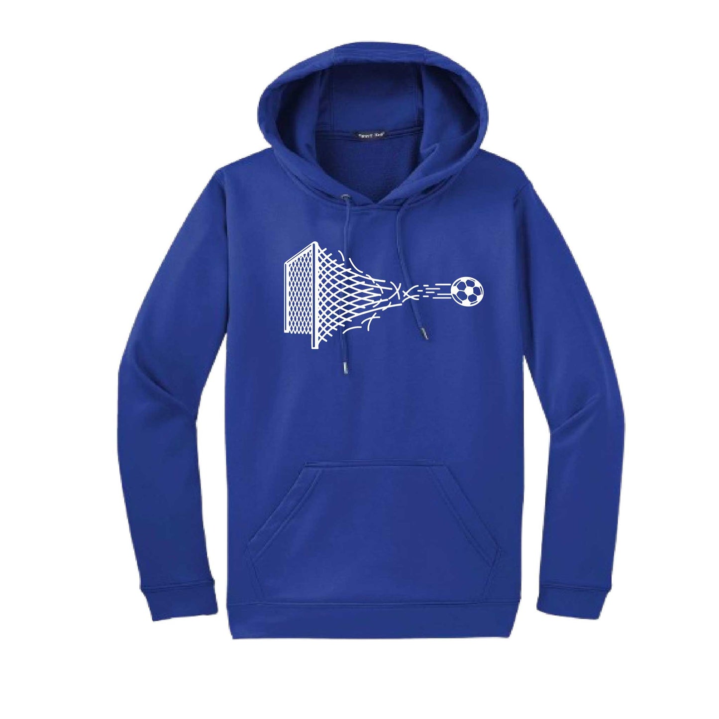 Soccer Net | Unisex Hoodie Athletic Soccer Sweatshirt | 50% Cotton/50% Polyester