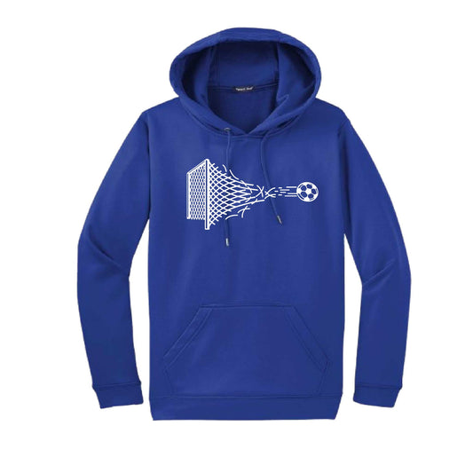 Soccer Net | Unisex Hoodie Athletic Soccer Sweatshirt | 50% Cotton/50% Polyester