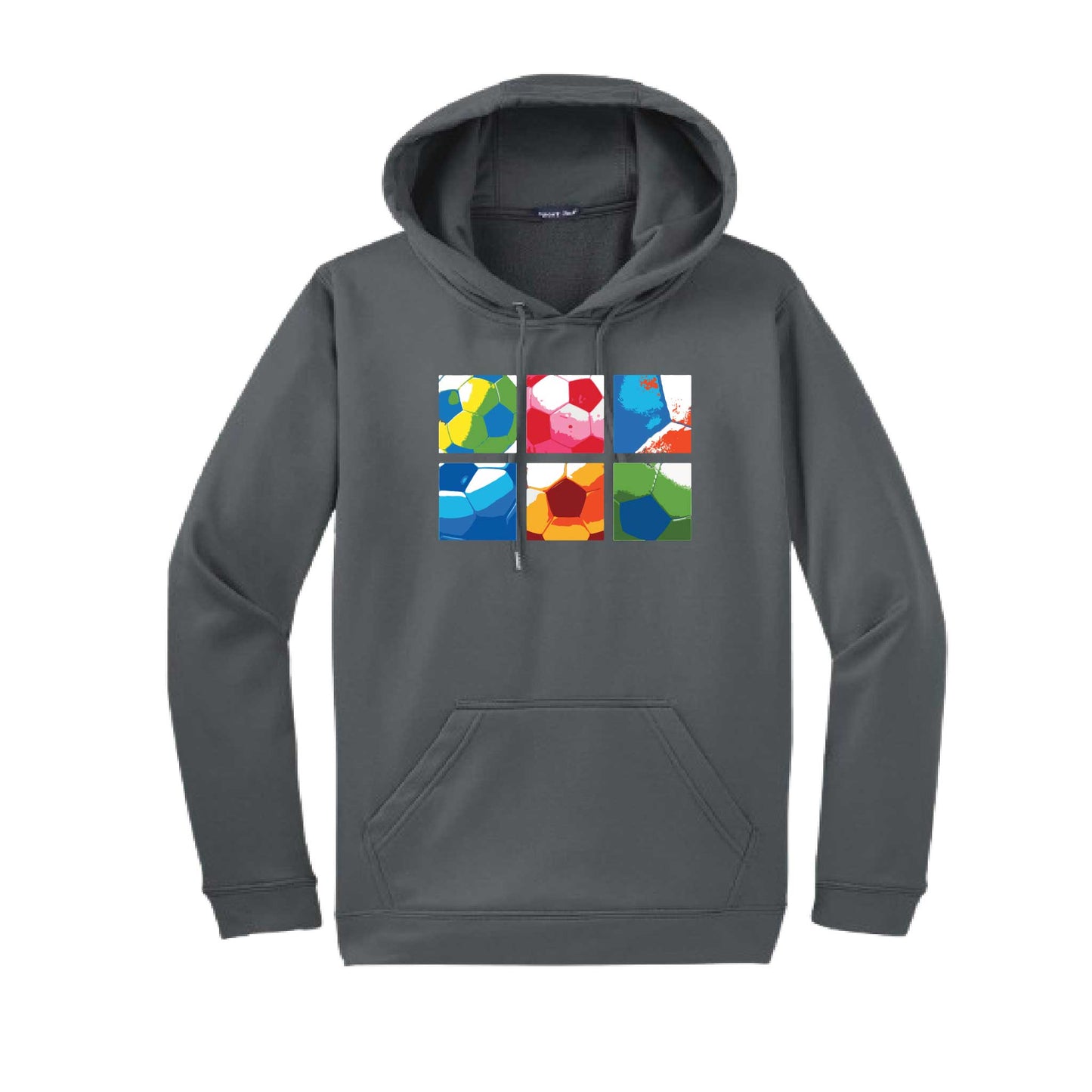 Soccer Panels | Unisex Hoodie Athletic Soccer Sweatshirt | 50% Cotton/50% Polyester