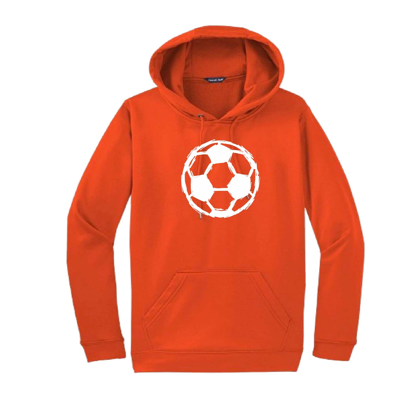 Soccer Sketched | Unisex Hoodie Athletic Soccer Sweatshirt | 50% Cotton/50% Polyester