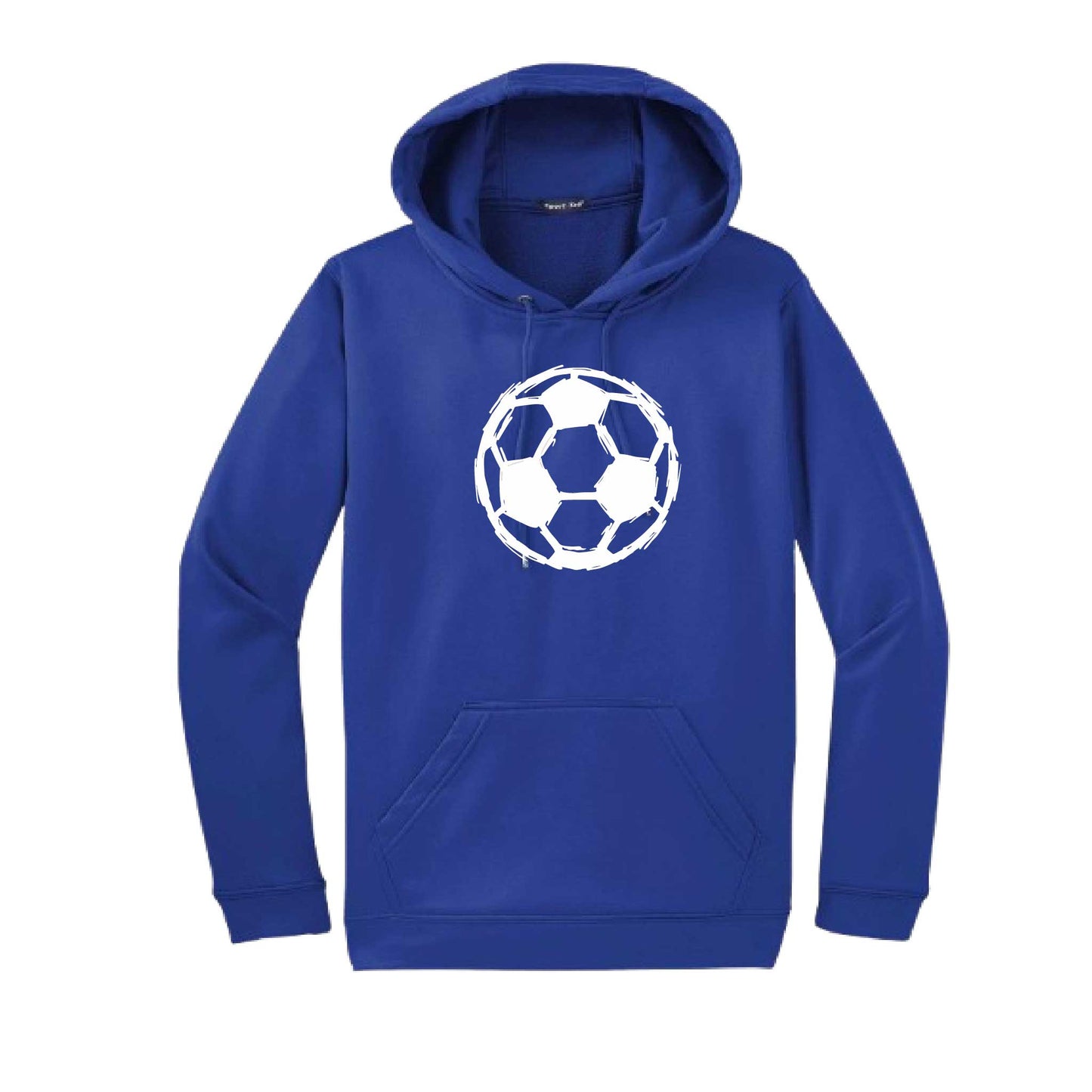 Soccer Sketched | Unisex Hoodie Athletic Soccer Sweatshirt | 50% Cotton/50% Polyester