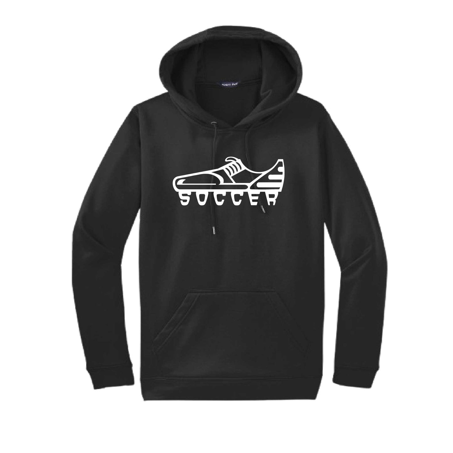 Soccer Cleat | Unisex Hoodie Athletic Soccer Sweatshirt | 50% Cotton/50% Polyester