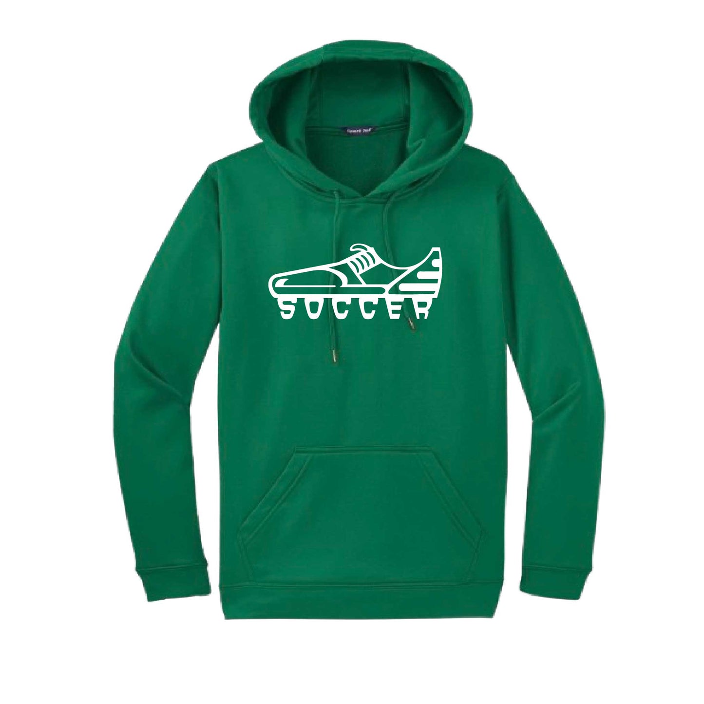 Soccer Cleat | Unisex Hoodie Athletic Soccer Sweatshirt | 50% Cotton/50% Polyester