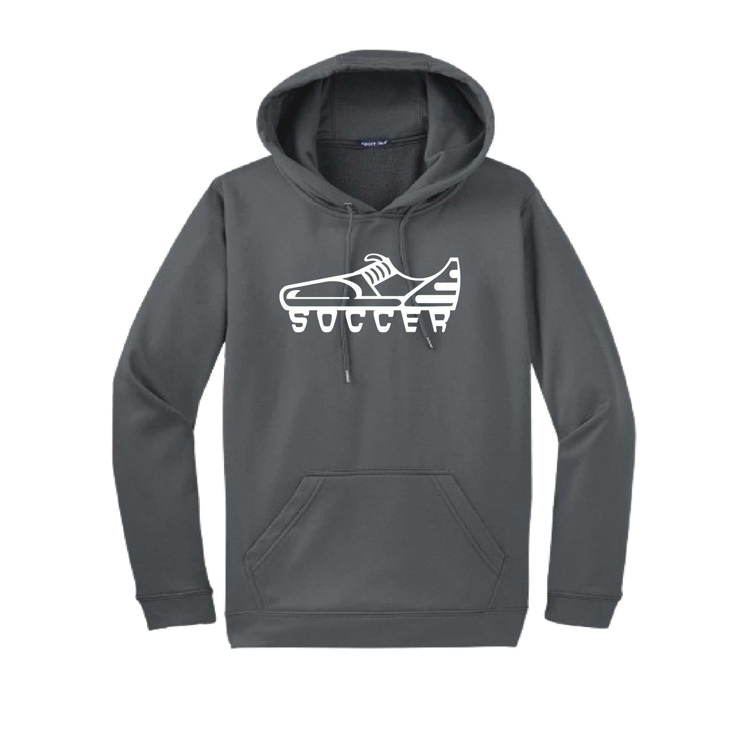 Soccer Cleat | Unisex Hoodie Athletic Soccer Sweatshirt | 50% Cotton/50% Polyester