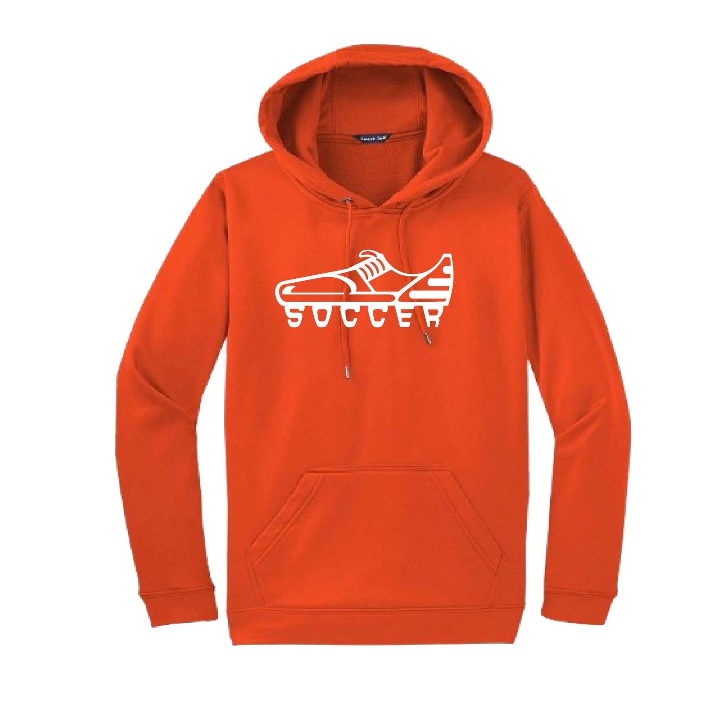 Soccer Cleat | Unisex Hoodie Athletic Soccer Sweatshirt | 50% Cotton/50% Polyester