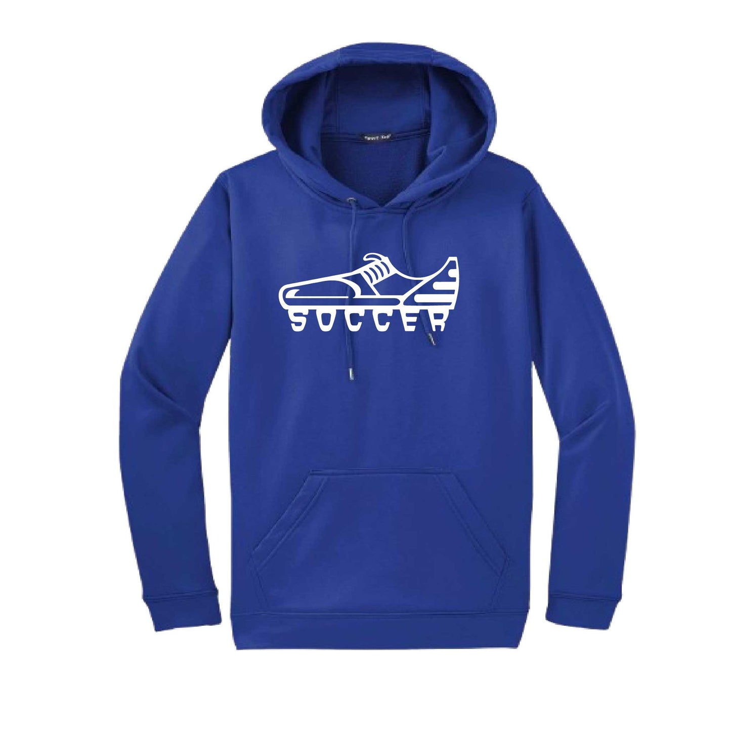 Soccer Cleat | Unisex Hoodie Athletic Soccer Sweatshirt | 50% Cotton/50% Polyester