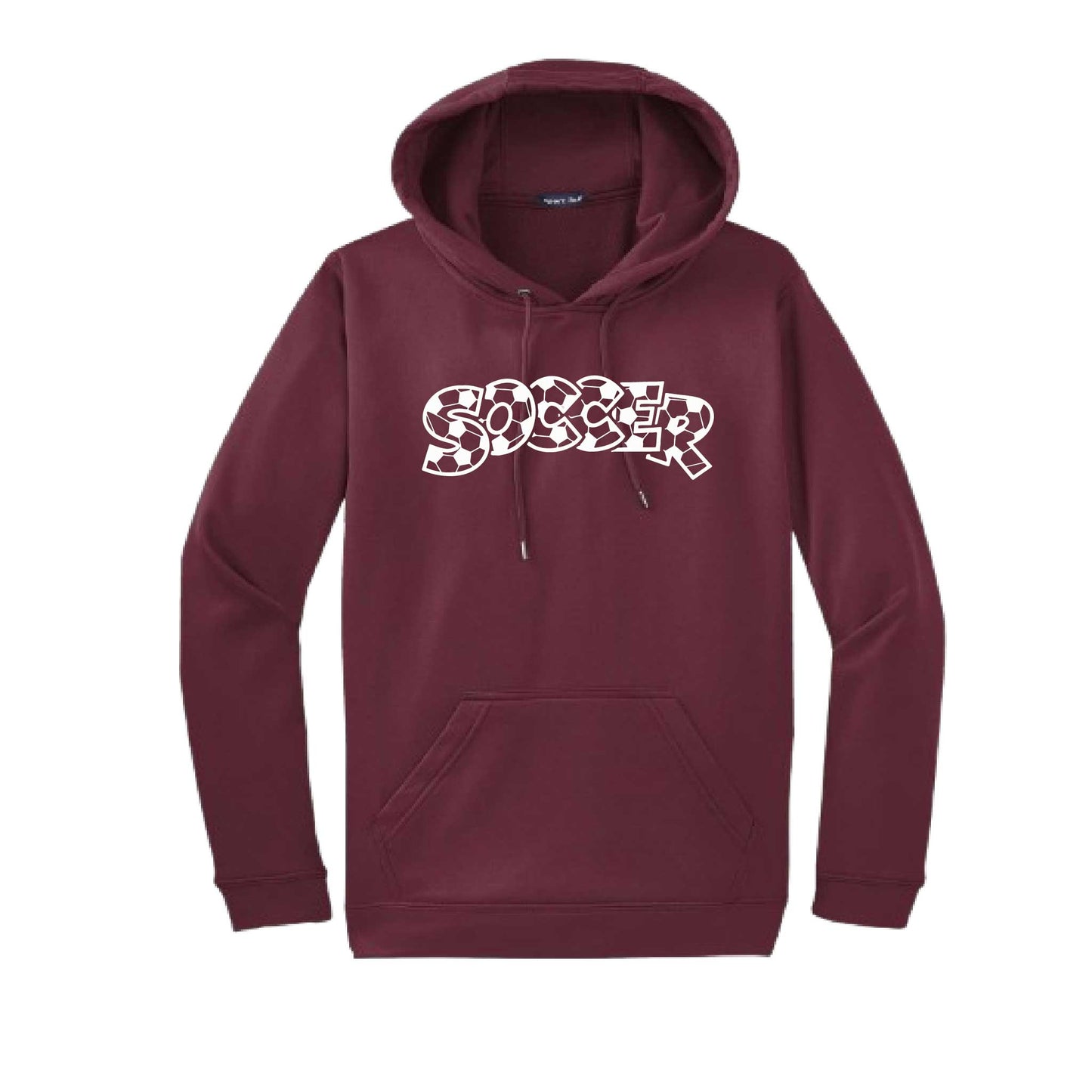 Soccer Hook | Unisex Hoodie Athletic Soccer Sweatshirt | 50% Cotton/50% Polyester