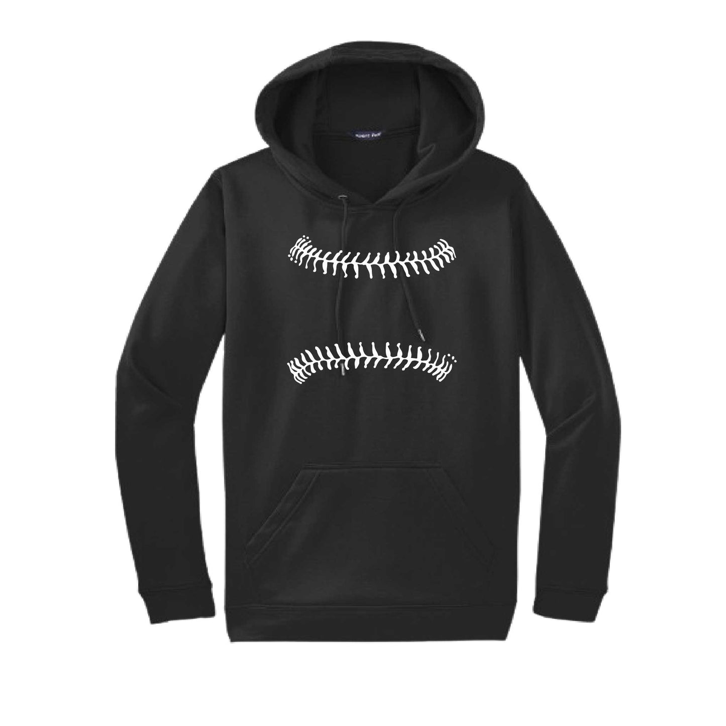 Baseball Stitches | Unisex Hoodie Athletic Baseball Sweatshirt | 50% Cotton/50% Polyester