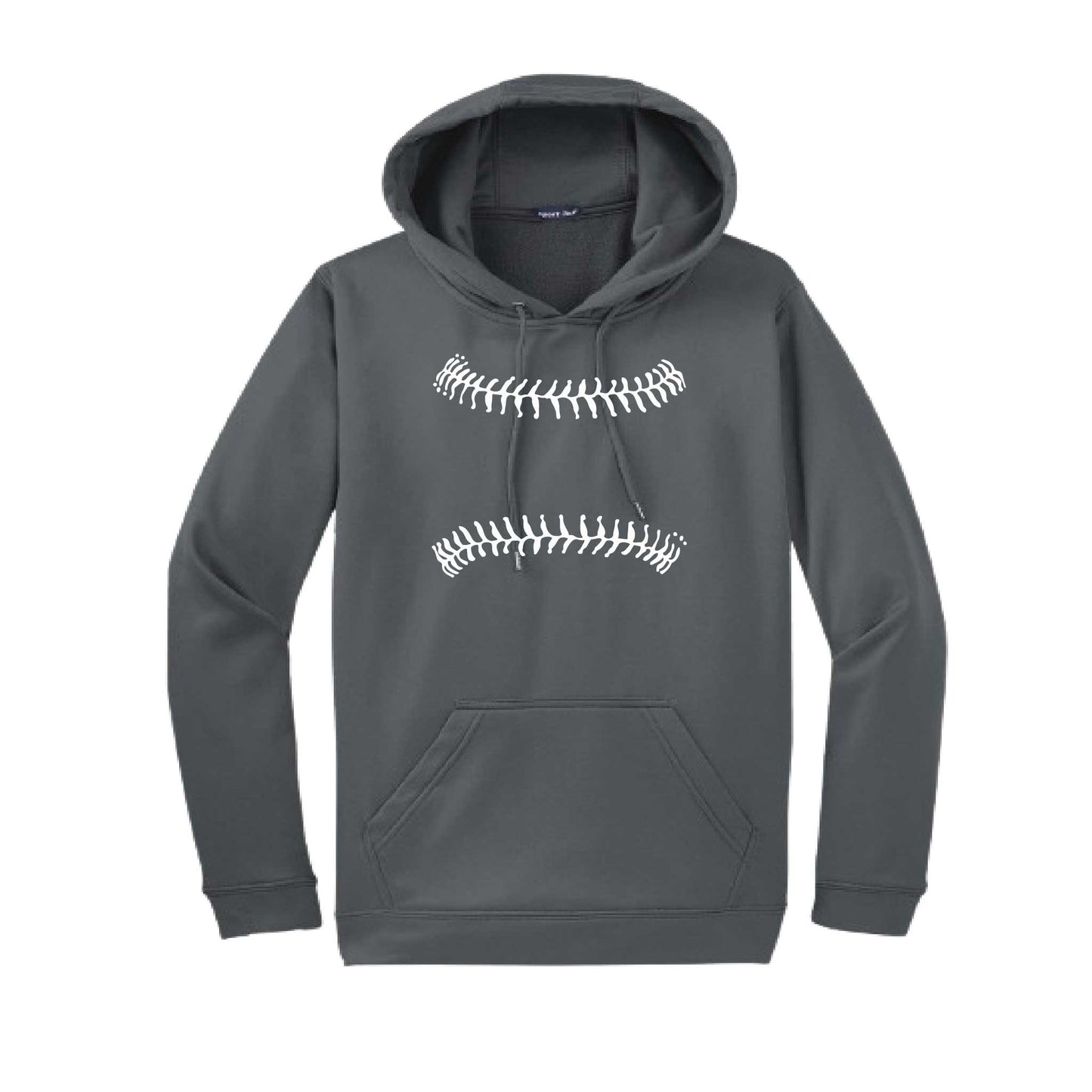 Baseball Stitches | Unisex Hoodie Athletic Baseball Sweatshirt | 50% Cotton/50% Polyester