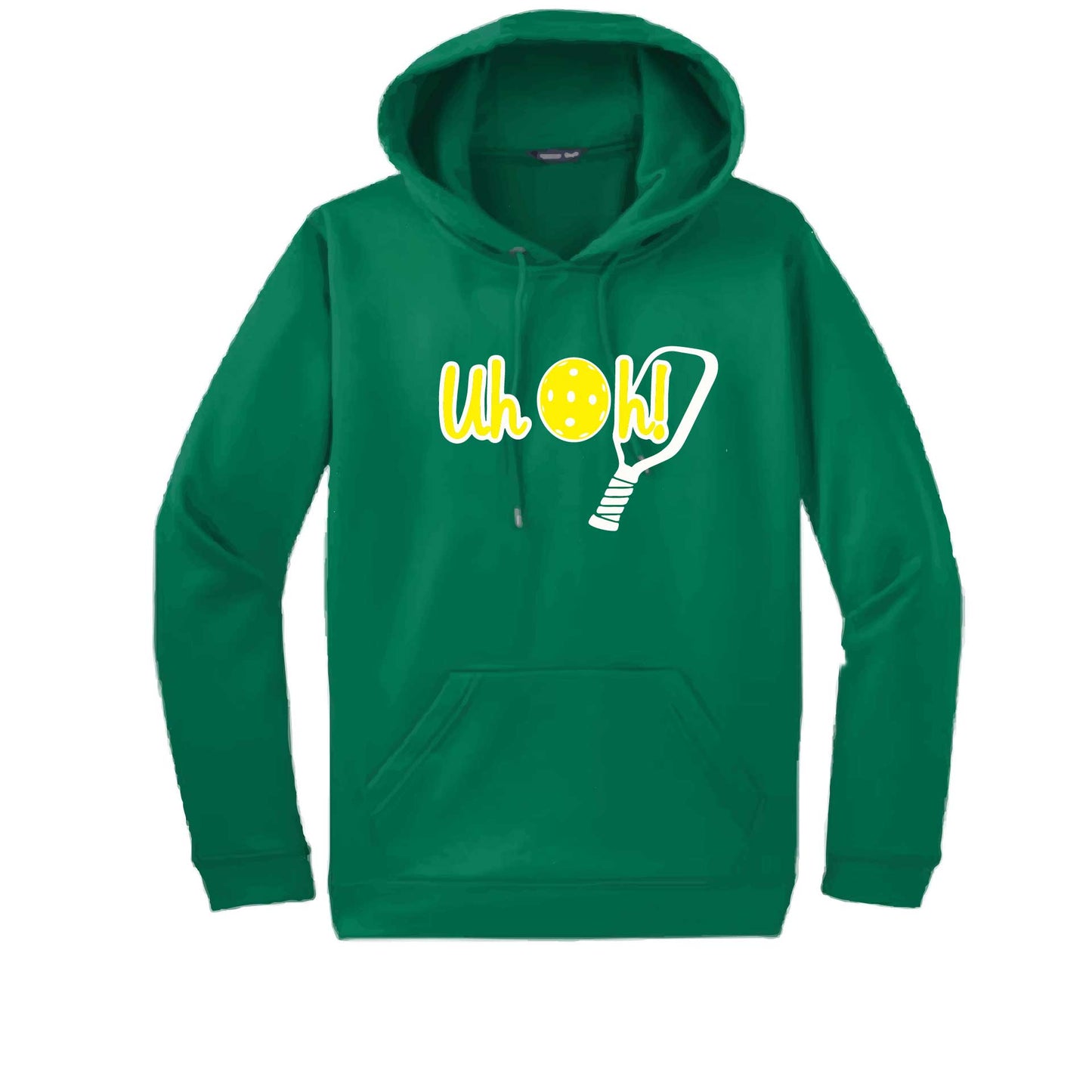 Uh Oh! | Unisex Hoodie Athletic Pickleball Sweatshirt | 50% Cotton/50% Polyester