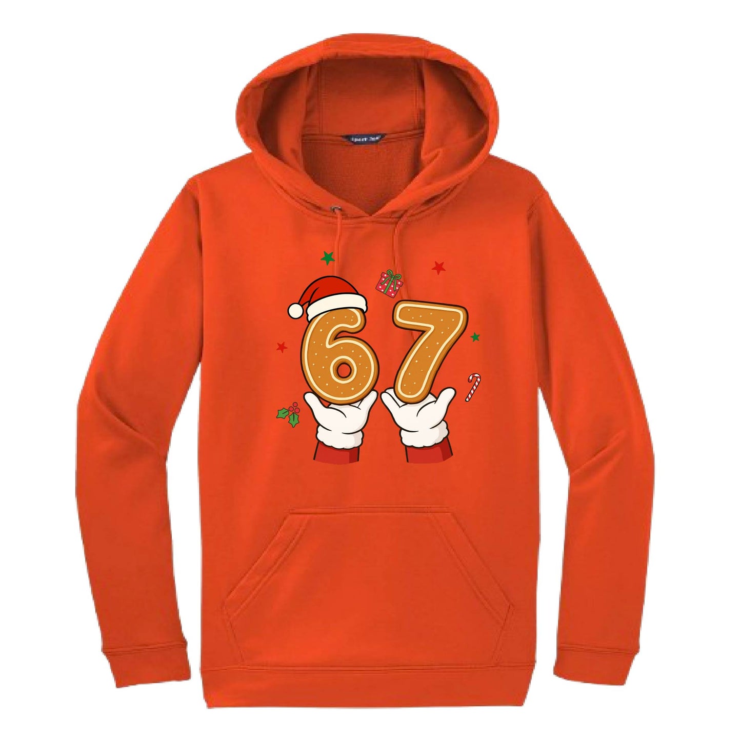 67 Christmas | Unisex Hoodie Athletic Sweatshirt | 50% Cotton/50% Polyester
