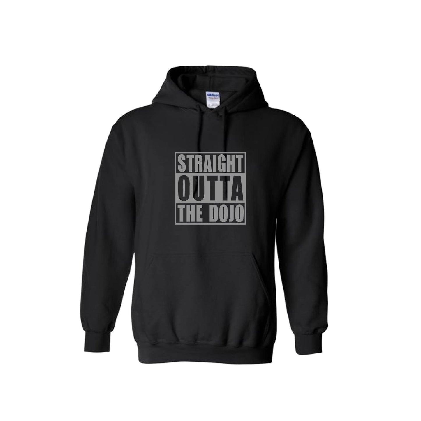 Straight Otta the Dojo | Unisex Hoodie Athletic Karate Sweatshirt | 50% Cotton/50% Polyester