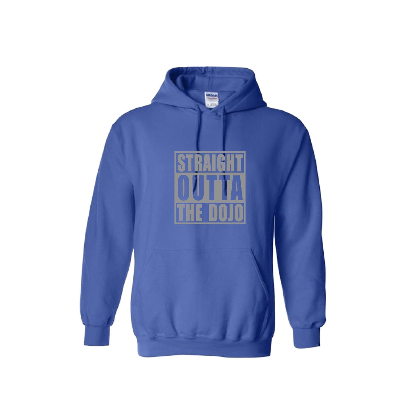 Straight Otta the Dojo | Unisex Hoodie Athletic Karate Sweatshirt | 50% Cotton/50% Polyester