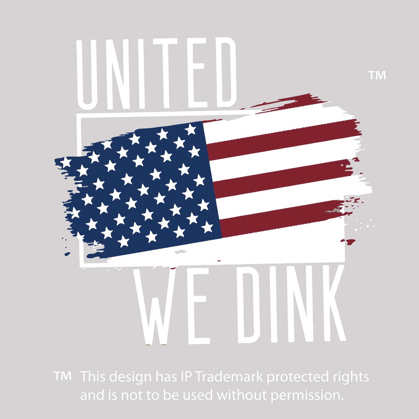United We Dink | Men's Sleeveless Athletic Performance T-Shirt | 100% Polyester
