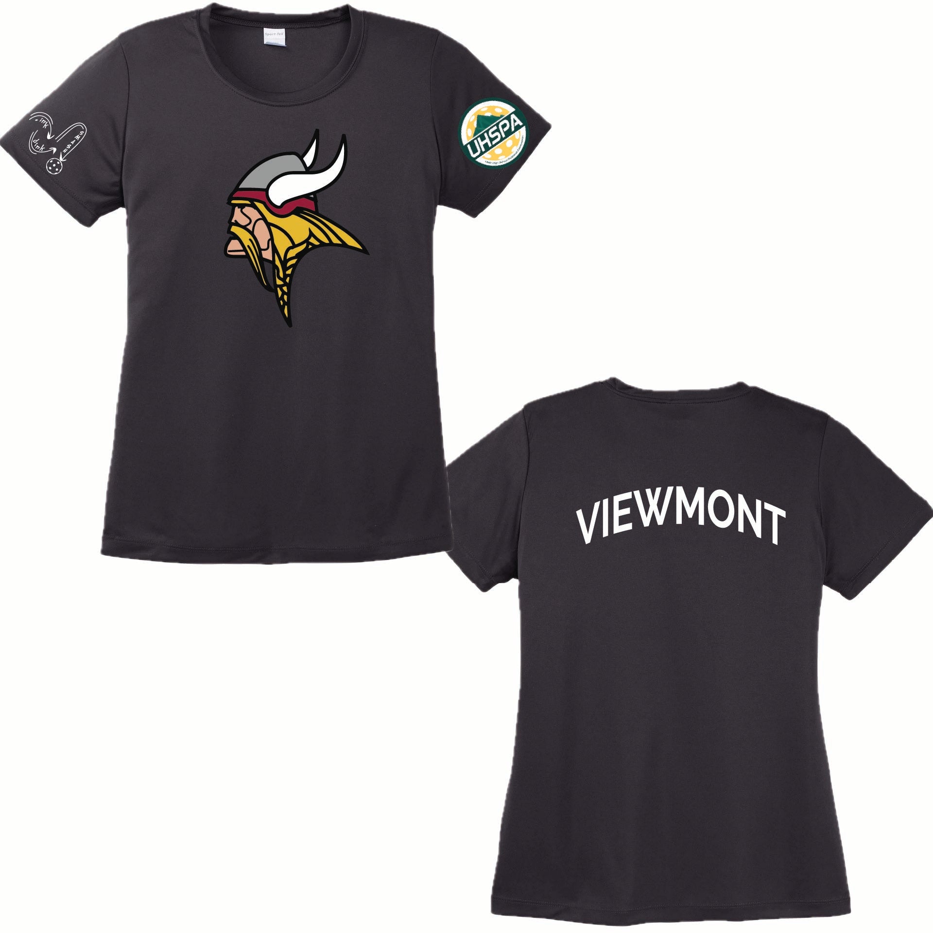 Viewmont High UHSPA | Women's Short Sleeve Crewneck T-Shirts | 100% Polyester