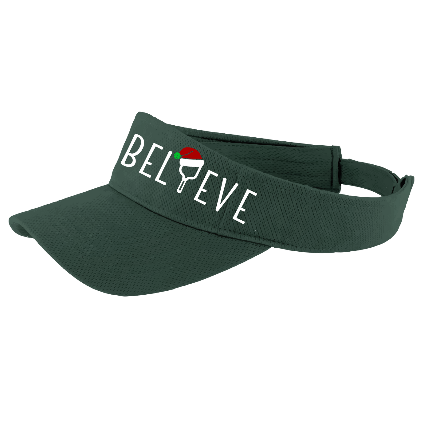 Believe | Pickleball Visors | Moisture Wicking 100% Polyester