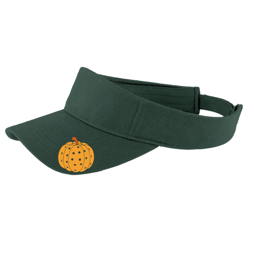 Pumpkin Pickleball | Pickleball Visors | Moisture Wicking 100% Polyester