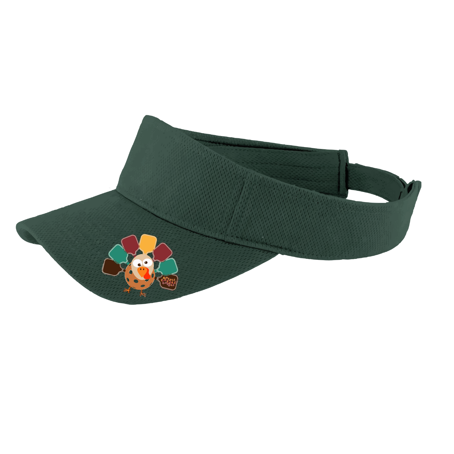 Turkey Pickleball | Pickleball Visors | Moisture Wicking 100% Polyester