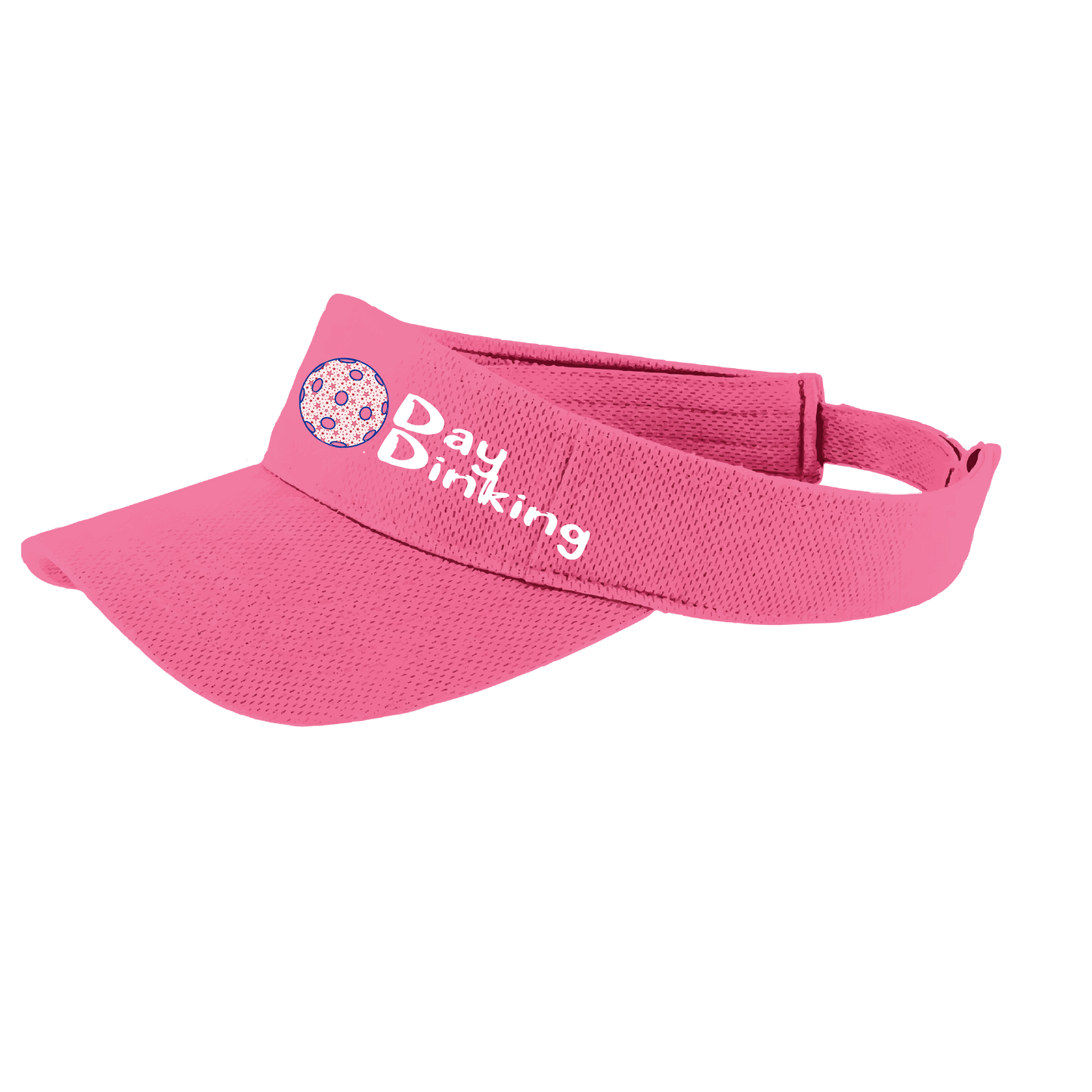 Day Dinking With Pickleball (Customizable) | Pickleball Visors | Moisture Wicking 100% Polyester