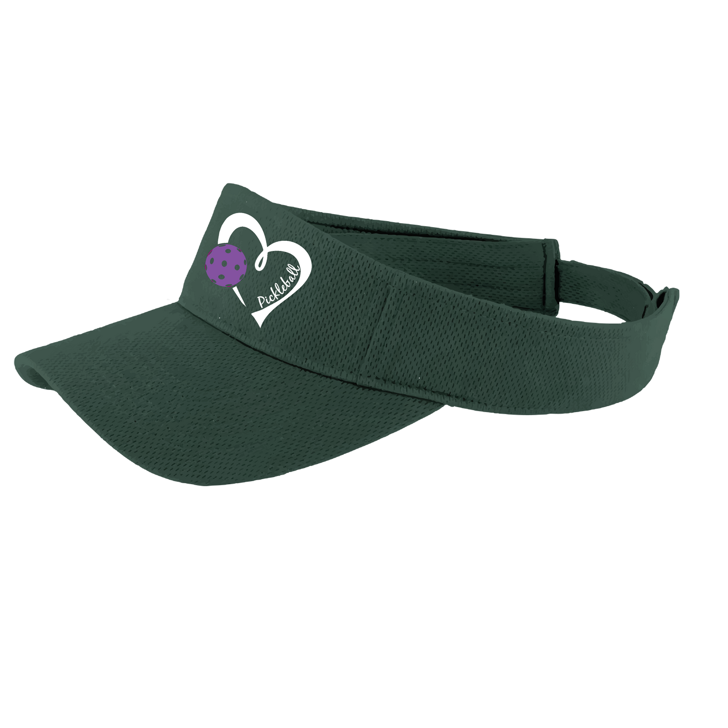 Love Pickleball (Pink) Customizable | Pickleball Visors | Moisture Wicking 100% Polyester