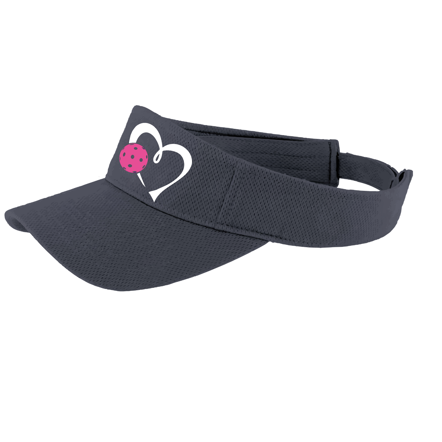 Love Pickleball (Pink) Customizable | Pickleball Visors | Moisture Wicking 100% Polyester