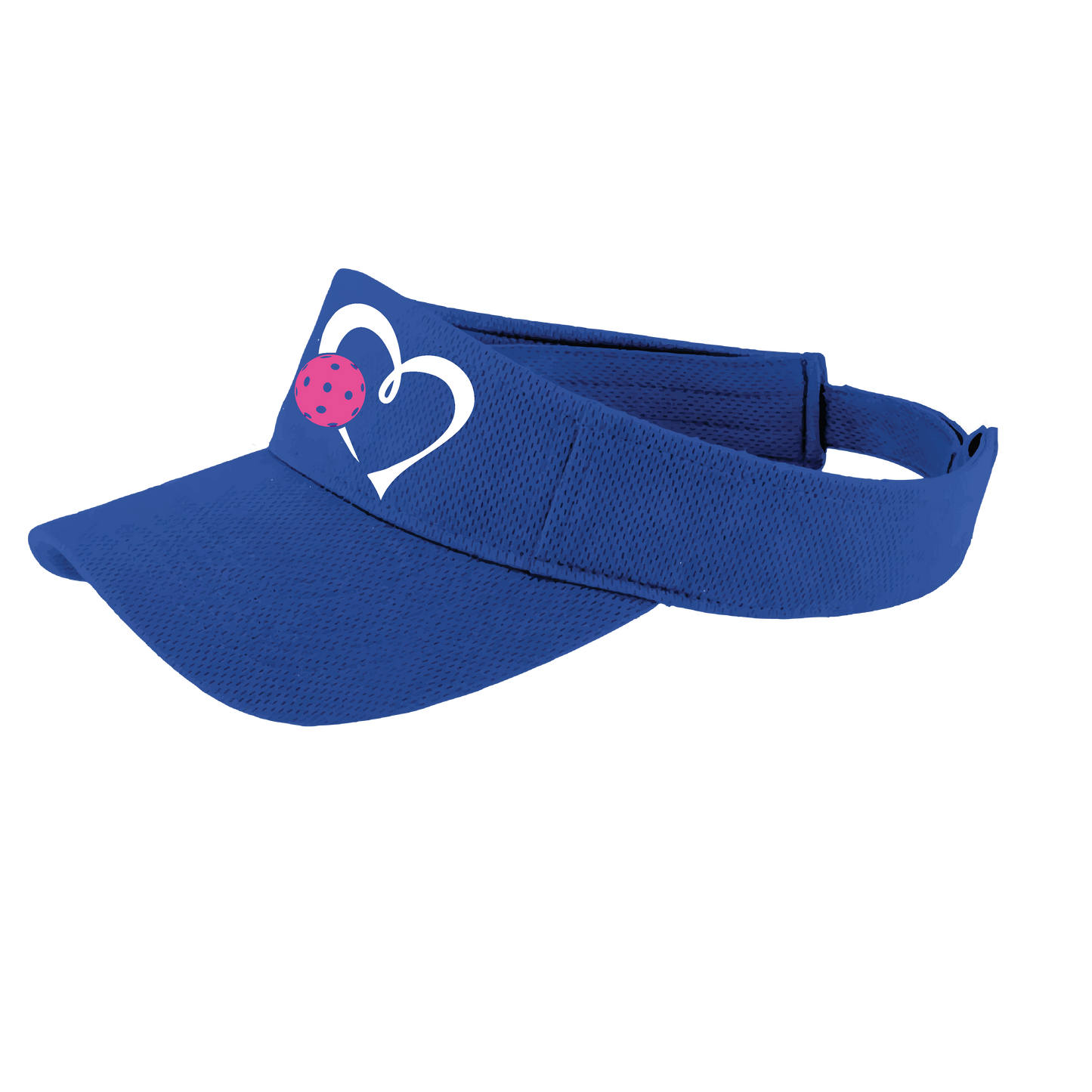 Love Pickleball (Pink) Customizable | Pickleball Visors | Moisture Wicking 100% Polyester