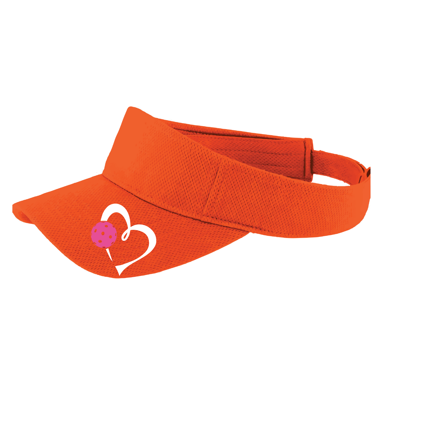 Love Pickleball (Pink) Customizable | Pickleball Visors | Moisture Wicking 100% Polyester