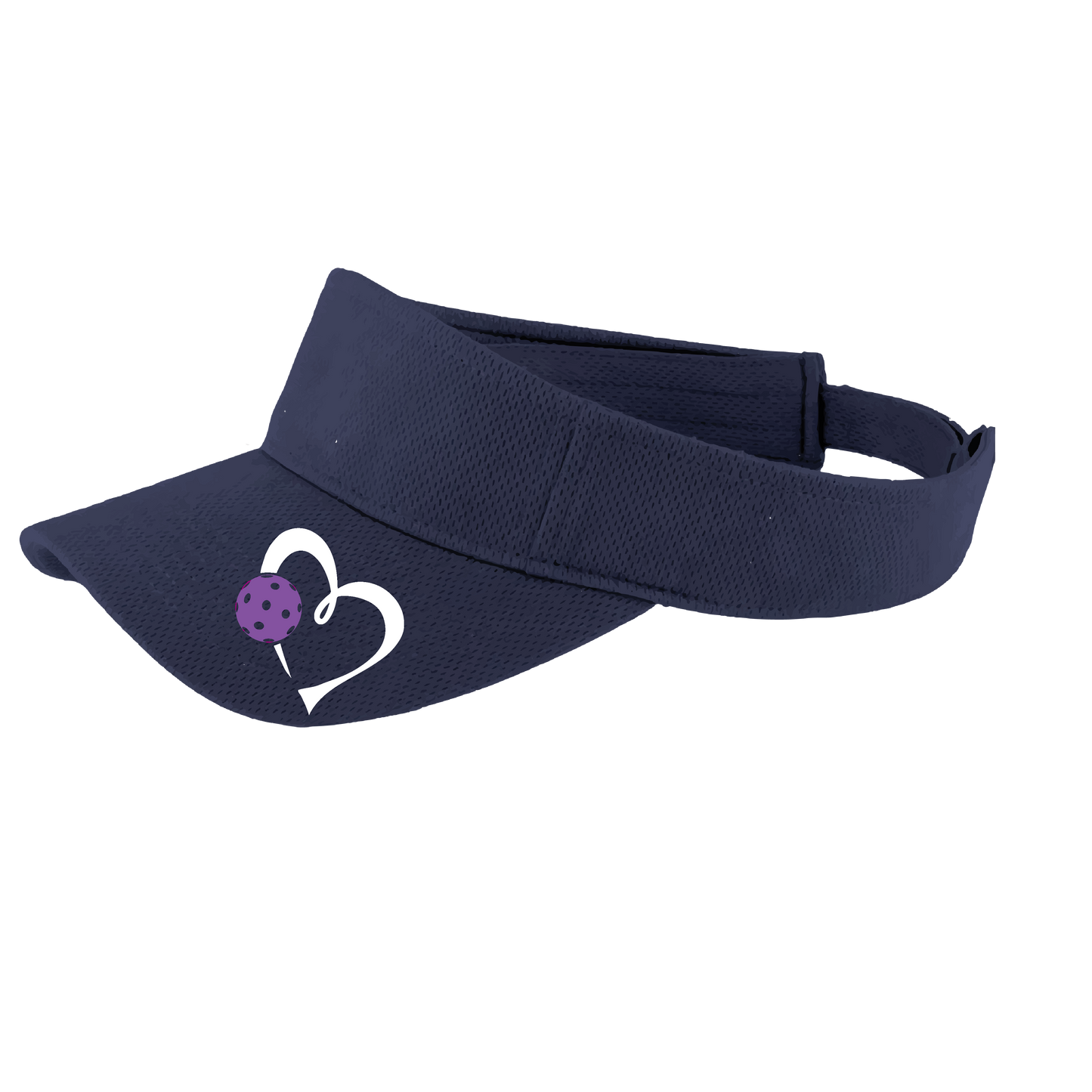 Love Pickleball (Purple) Customizable | Pickleball Visors | Moisture Wicking 100% Polyester